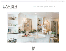 Tablet Screenshot of lavishgifthome.com